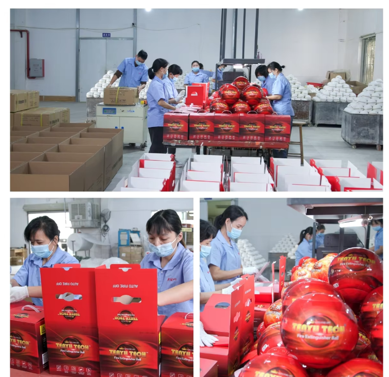 Automated Manufacturing Line for Fire Extinguisher Balls