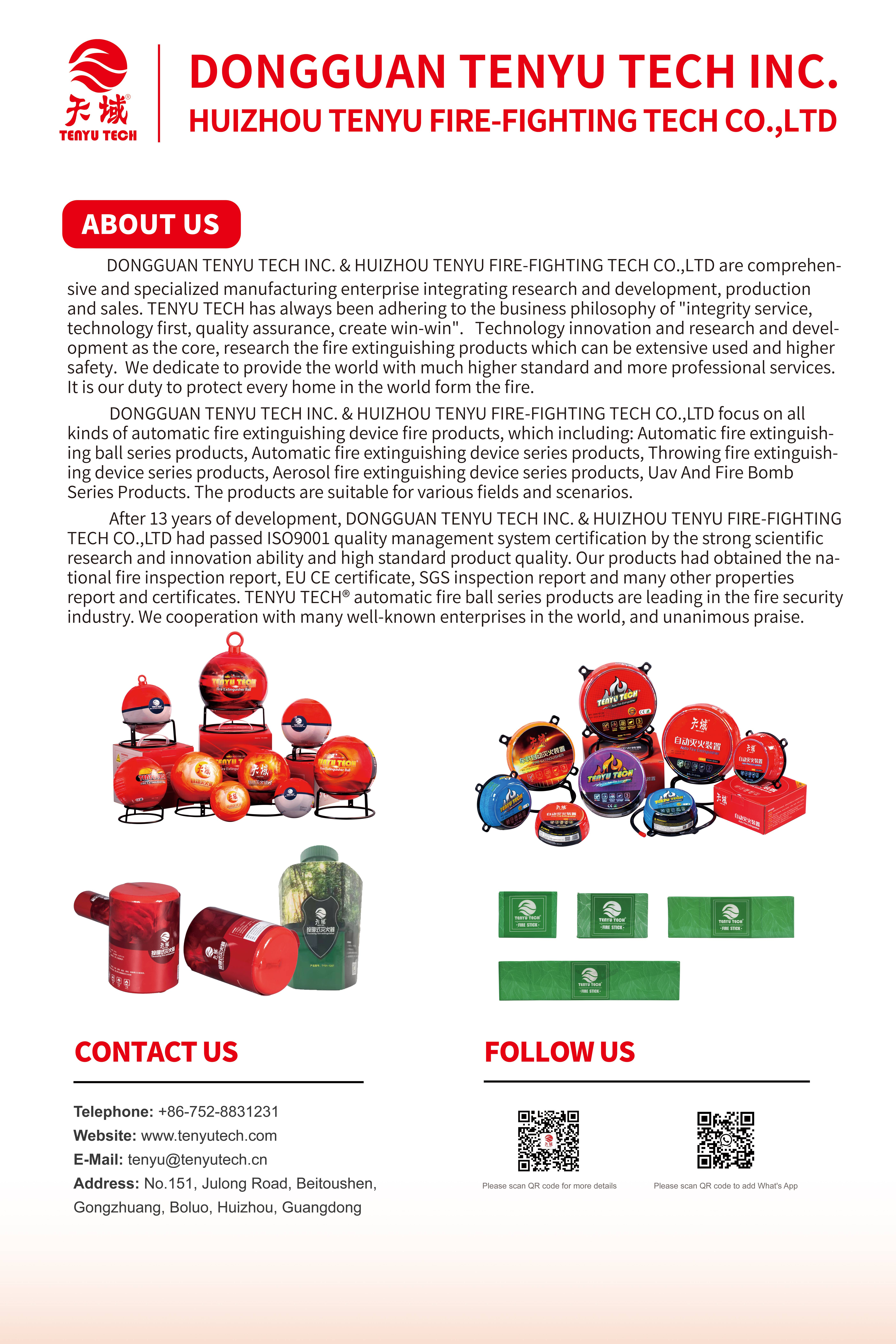 5-year maintenance-free design of the 6kg dry powder fire extinguisher